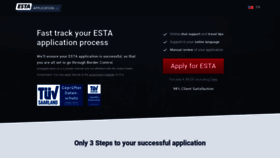What Estaapplication.us website looked like in 2019 (4 years ago)