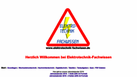 What Elektrotechnik-fachwissen.de website looked like in 2019 (4 years ago)