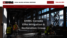 What Emrg.com website looked like in 2019 (4 years ago)