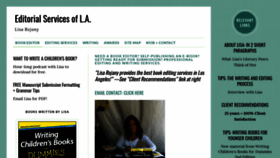 What Editorialservicesofla.com website looked like in 2019 (4 years ago)