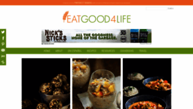 What Eatgood4life.com website looked like in 2019 (4 years ago)