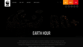 What Earthhour.org.za website looked like in 2019 (4 years ago)