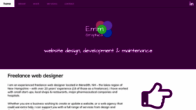 What Emmgraphics.com website looked like in 2019 (4 years ago)