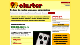What Efectoscluster.com.ar website looked like in 2019 (4 years ago)