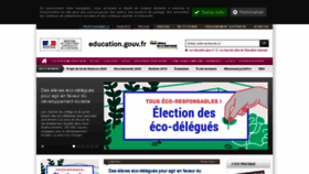 What Education.gouv.fr website looked like in 2019 (4 years ago)