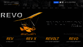 What Evolutiontrikes.com website looked like in 2019 (4 years ago)