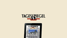 What Epaper.tagesspiegel.de website looked like in 2019 (4 years ago)