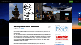 What Einfachmalraus.net website looked like in 2019 (4 years ago)
