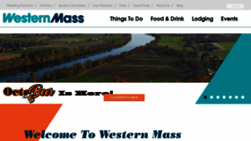 What Explorewesternmass.com website looked like in 2019 (4 years ago)