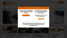 What Exakt-versichert.at website looked like in 2019 (4 years ago)