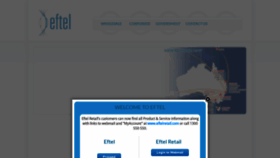 What Eftel.net.au website looked like in 2019 (4 years ago)