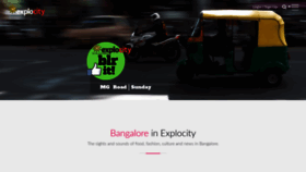 What Explocity.com website looked like in 2019 (4 years ago)