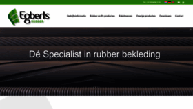 What Egberts-rubber.nl website looked like in 2019 (4 years ago)