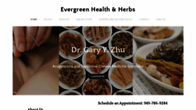 What Evergreenhealthherbs.com website looked like in 2019 (4 years ago)