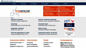 What Euronorm.net website looked like in 2019 (4 years ago)