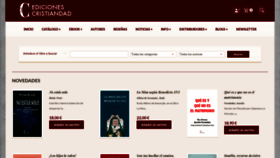 What Edicionescristiandad.es website looked like in 2019 (4 years ago)
