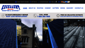 What Excellentroofingandchimney.com website looked like in 2019 (4 years ago)