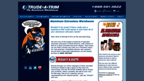 What Extrude-a-trim.com website looked like in 2019 (4 years ago)