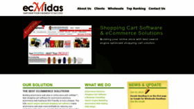 What Ecmidas.com website looked like in 2019 (4 years ago)