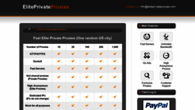 What Eliteprivateproxies.com website looked like in 2019 (4 years ago)