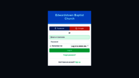 What Edwardstownbaptist.elvanto.com.au website looked like in 2019 (4 years ago)