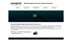 What Eventglueck.de website looked like in 2019 (4 years ago)