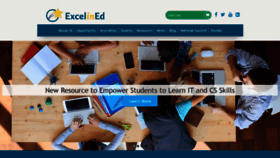 What Excelined.org website looked like in 2019 (6 years ago)