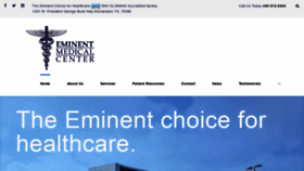 What Eminentmedicalcenter.com website looked like in 2019 (4 years ago)