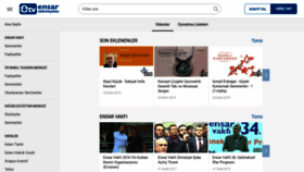 What Ensar.tv website looked like in 2019 (6 years ago)