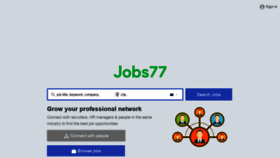 What Eujobs77.com website looked like in 2019 (4 years ago)