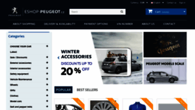 What Eshop-peugeot.cz website looked like in 2019 (4 years ago)