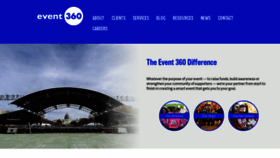 What Event360.com website looked like in 2019 (4 years ago)