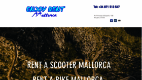 What Enjoyrentmallorca.com website looked like in 2019 (4 years ago)