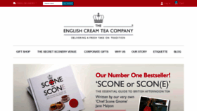 What Englishcreamtea.com website looked like in 2019 (4 years ago)