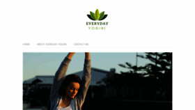 What Everydayyogini.com website looked like in 2019 (4 years ago)
