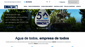 What Emacsa.es website looked like in 2019 (4 years ago)