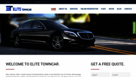 What Elitetowncar.com website looked like in 2019 (4 years ago)