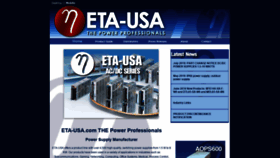 What Eta-usa.com website looked like in 2019 (4 years ago)