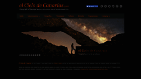 What Elcielodecanarias.com website looked like in 2019 (4 years ago)