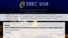 What Ebec2018.org website looked like in 2019 (4 years ago)