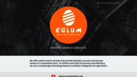 What Eglum.com website looked like in 2019 (4 years ago)