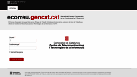 What Ecorreu.gencat.cat website looked like in 2019 (4 years ago)