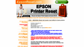 What Epsonreset.com website looked like in 2019 (4 years ago)