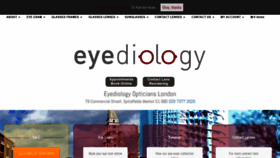 What Eyediologyopticians.co.uk website looked like in 2019 (4 years ago)