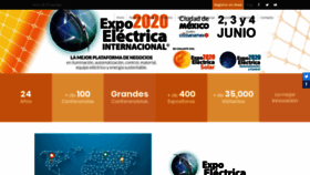 What Expoelectrica.com.mx website looked like in 2019 (4 years ago)