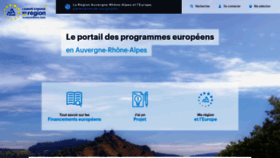 What Europe-en-rhonealpes.eu website looked like in 2019 (4 years ago)