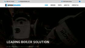 What Emonboilers.com website looked like in 2019 (4 years ago)