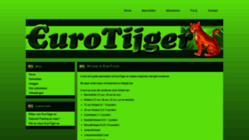 What Eurotijger.eu website looked like in 2019 (4 years ago)