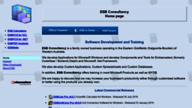 What Esbconsult.com website looked like in 2019 (4 years ago)