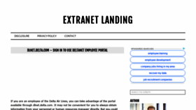 What Extranetlanding.org website looked like in 2019 (4 years ago)